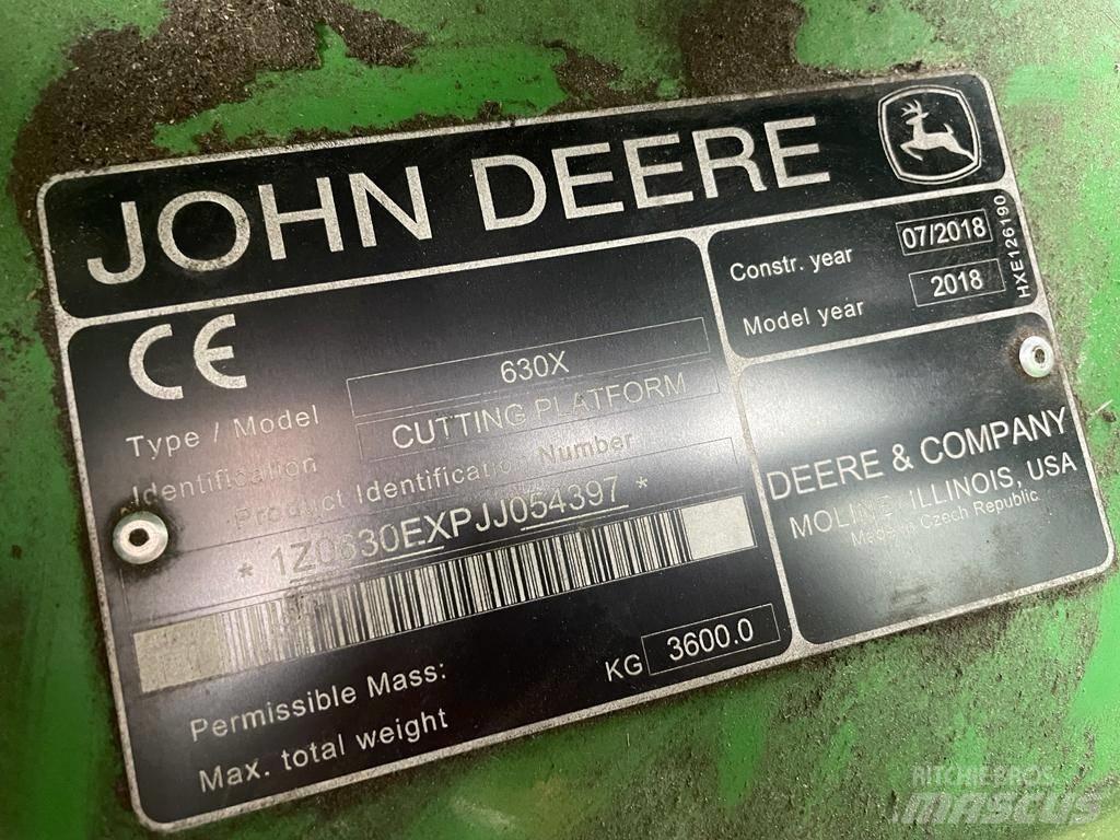 John Deere 630x 聯合收穫機配件