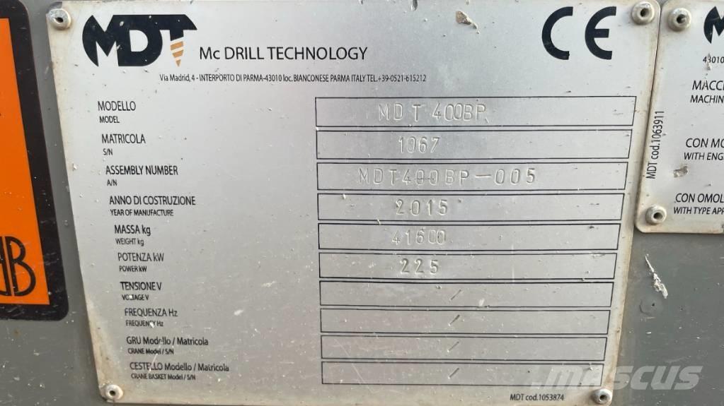  MDT 400BP 重型鑽孔機