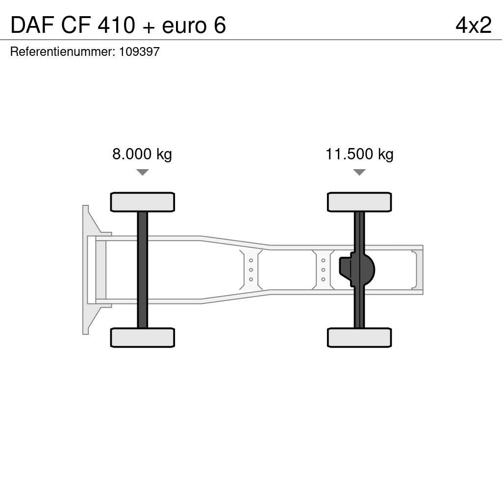 DAF CF 410 + euro 6 曳引機組件