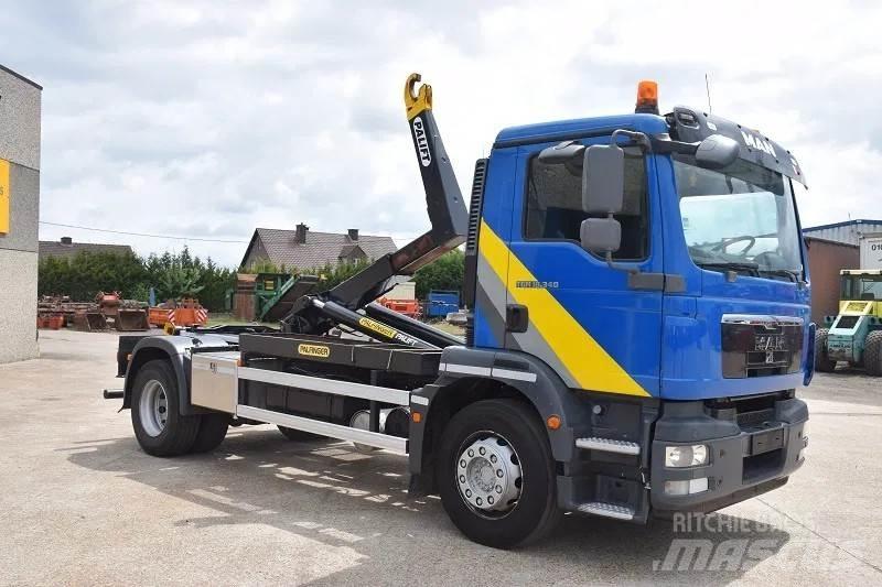 MAN TGM 18.340 吊鉤式起重車