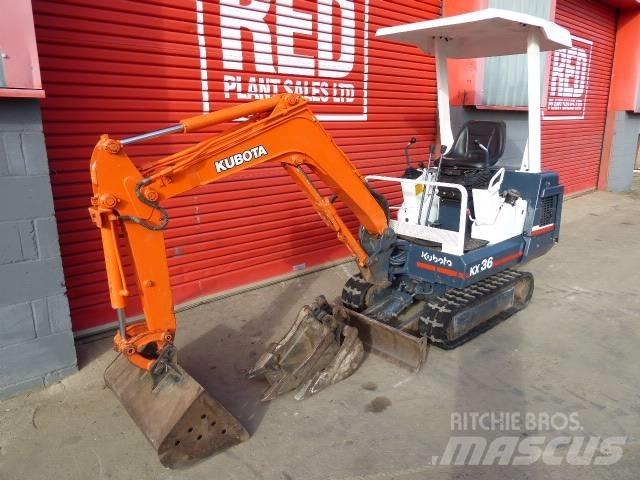 Kubota KX 36 小型挖土機/掘鑿機<7t(小型挖掘機)