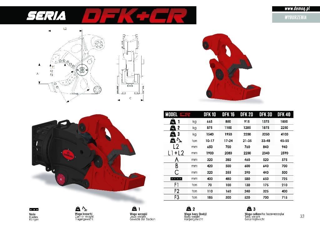  DEMOQ DFK30 + CC 工程軋碎機(壓碎機)