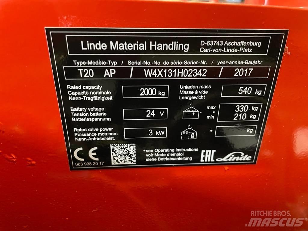 Linde T 20 低架升降機
