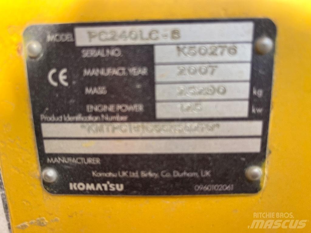 Volvo Pc240-7 履帶式 挖土機/掘鑿機/挖掘機