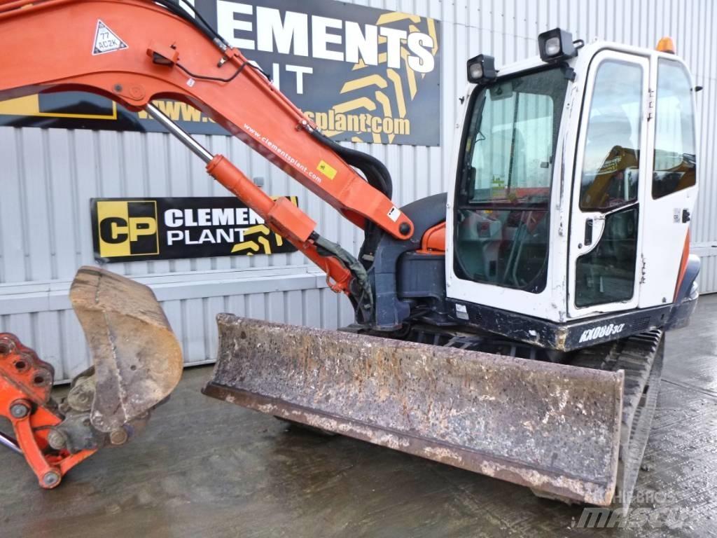 Kubota KX 080-3 A 中型挖土機/掘鑿機/挖掘機 7t-12t