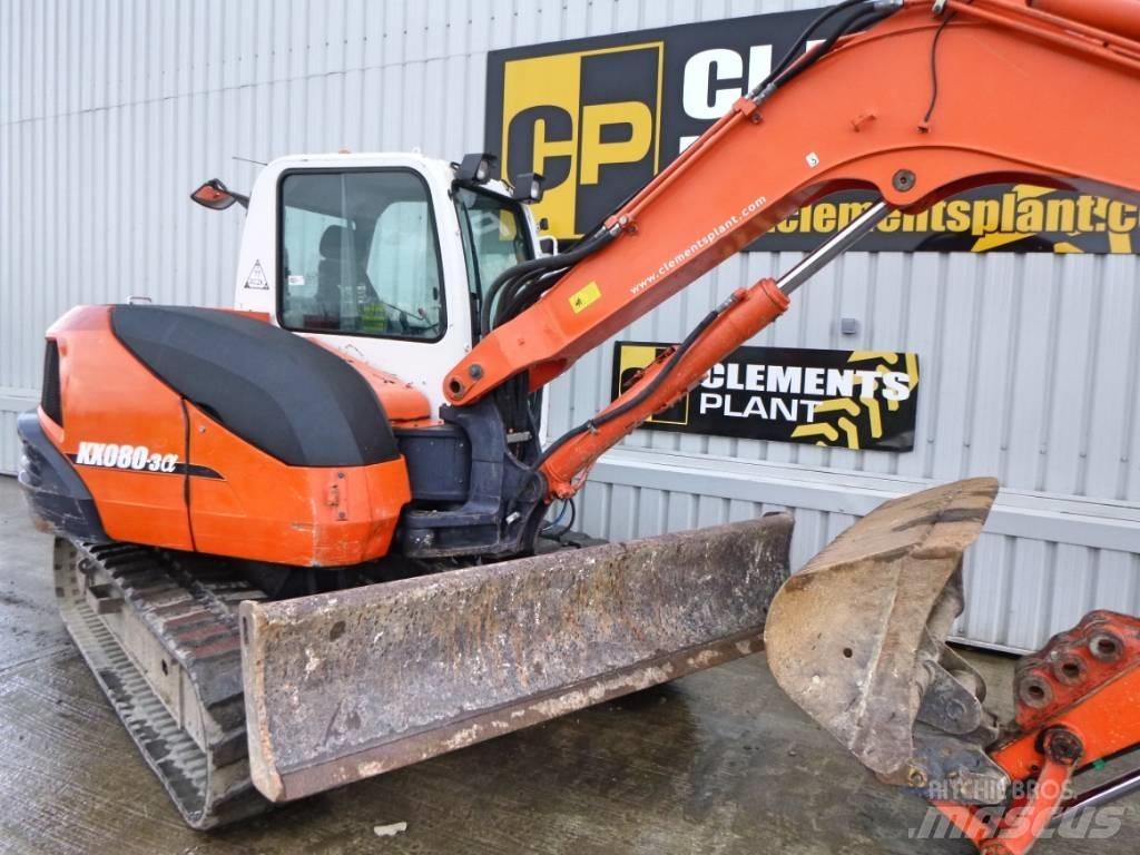 Kubota KX 080-3 A 中型挖土機/掘鑿機/挖掘機 7t-12t