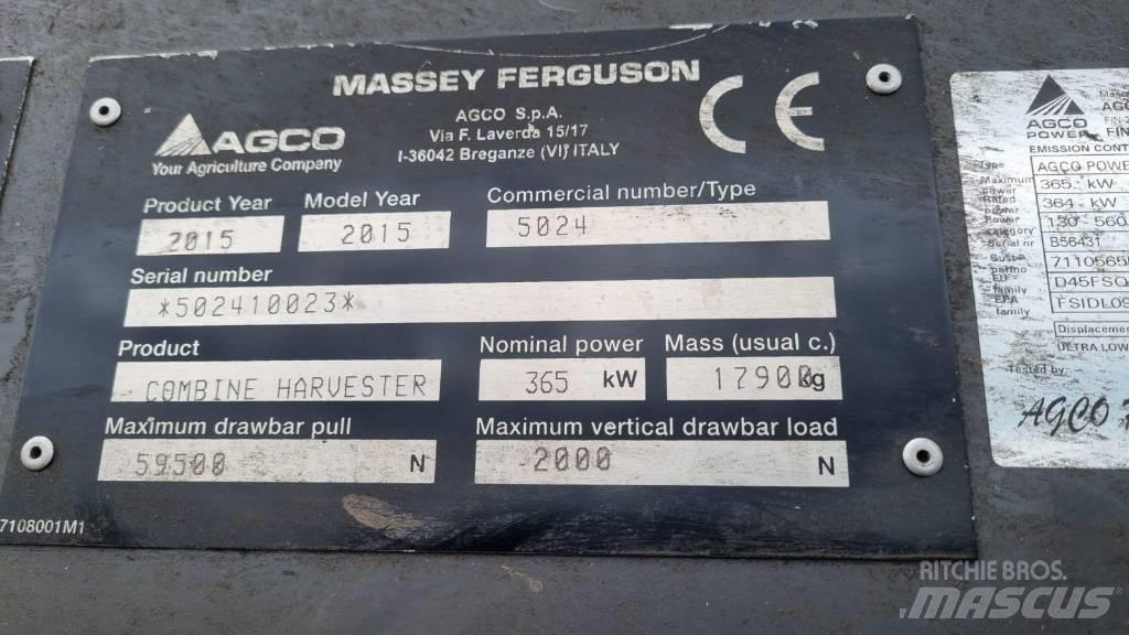 Massey Ferguson 9380 聯合收穫機