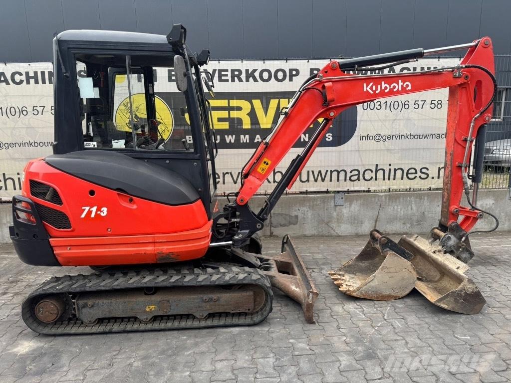Kubota KX 71-3 小型挖土機/掘鑿機<7t(小型挖掘機)