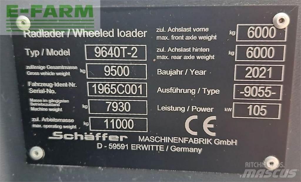 Schäffer 9640 t-2 農業用伸縮臂裝載機