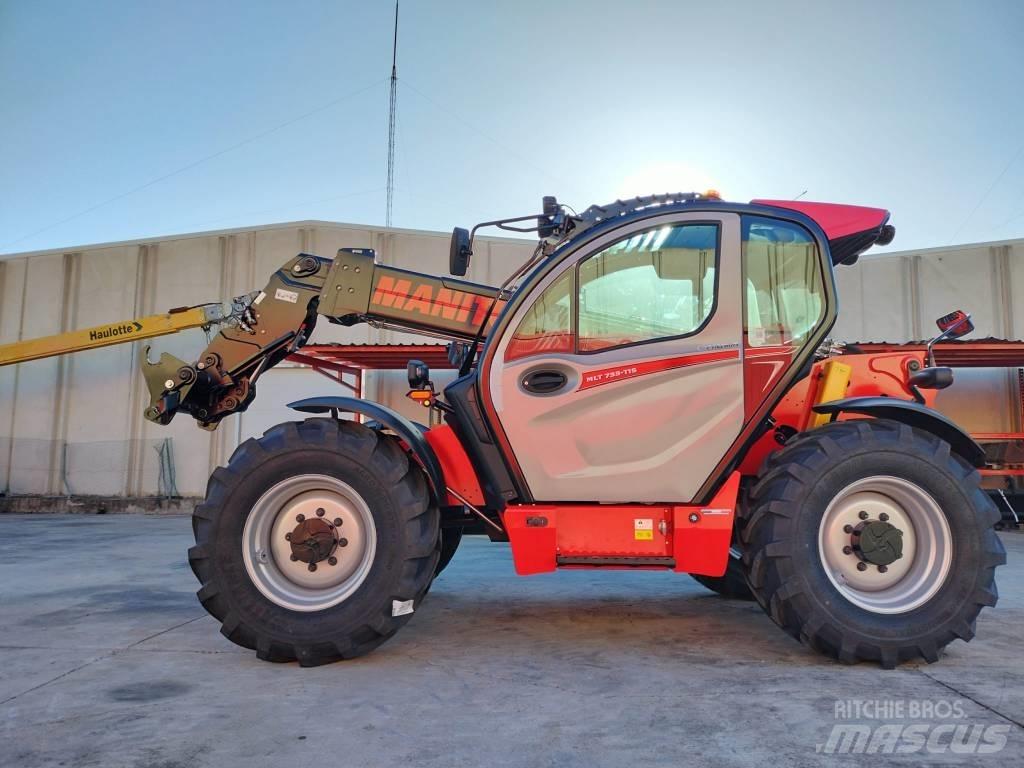Manitou MLT733 農業用伸縮臂裝載機