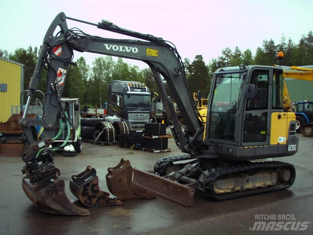 Volvo EC 55 C 小型挖土機/掘鑿機<7t(小型挖掘機)