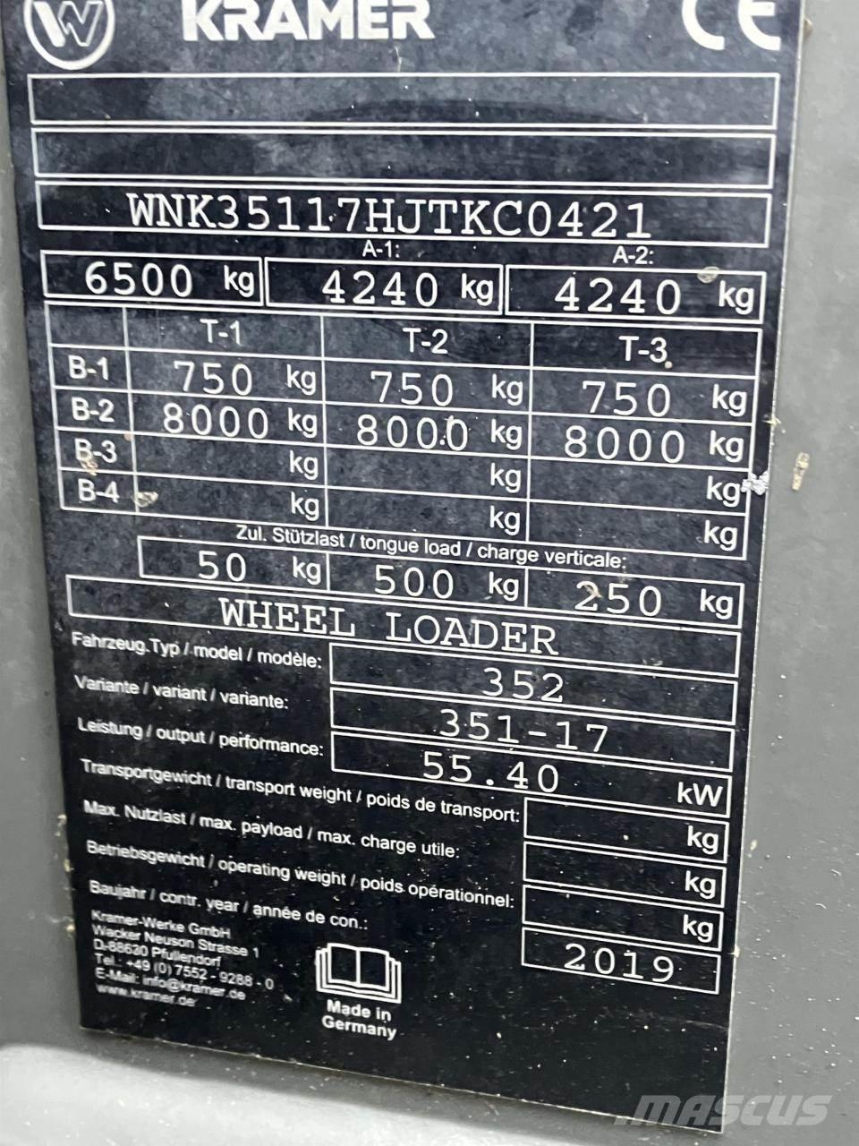 Kramer 8085T 農業用伸縮臂裝載機