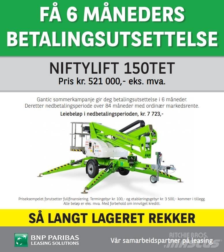 Niftylift 150TET 拖車裝載高空作業平台