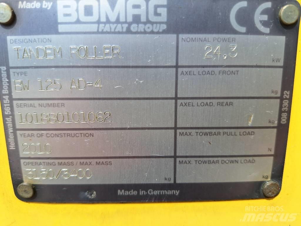 Bomag BW 125 AD-4 雙輪滾壓機