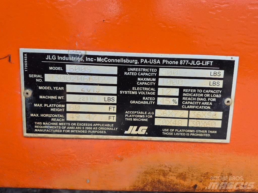 JLG 800 S 曲臂高空作業車