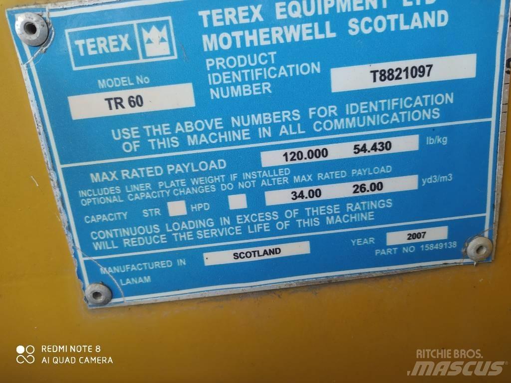 Terex TR 60 剛性傾卸卡車