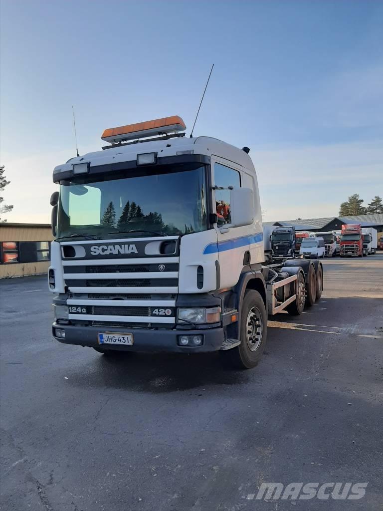 Scania P 124 吊鉤式起重車
