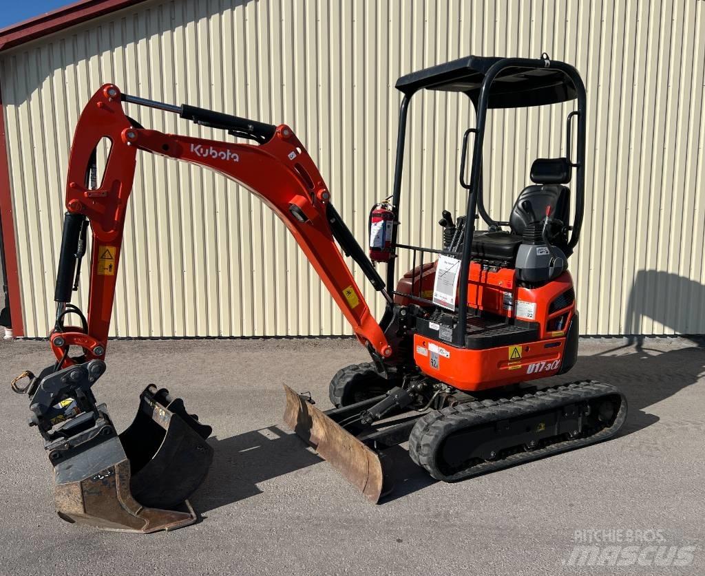 Kubota U 17-3 小型挖土機/掘鑿機<7t(小型挖掘機)