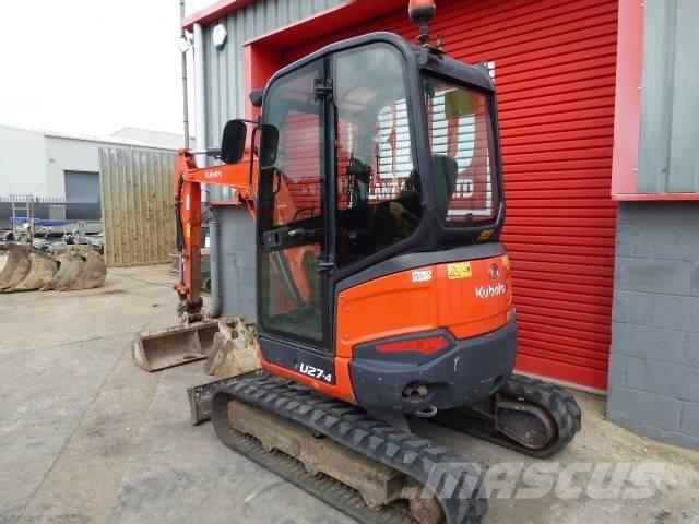 Kubota U 27-4 小型挖土機/掘鑿機<7t(小型挖掘機)