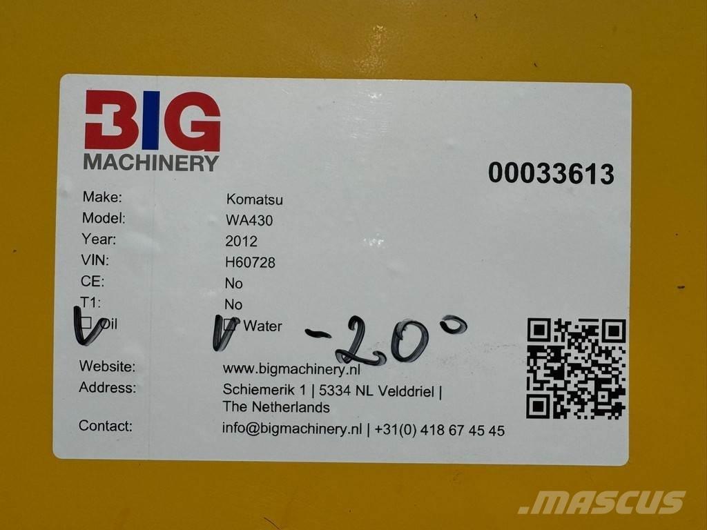 Komatsu WA430-6 輪胎式裝載機