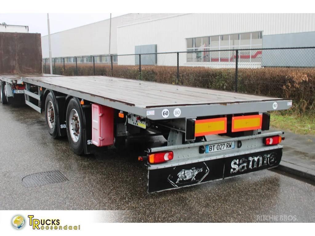 Samro 2 axle 平板式/側卸式拖車