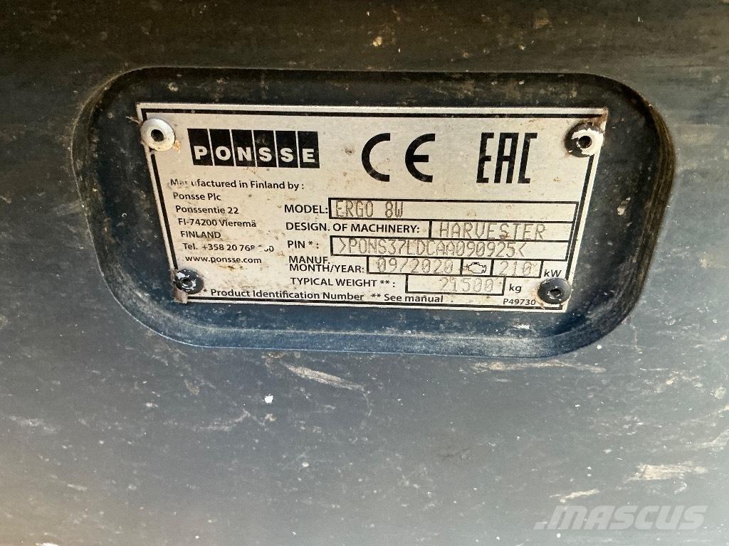 Ponsse ERGO 8W 收穫機