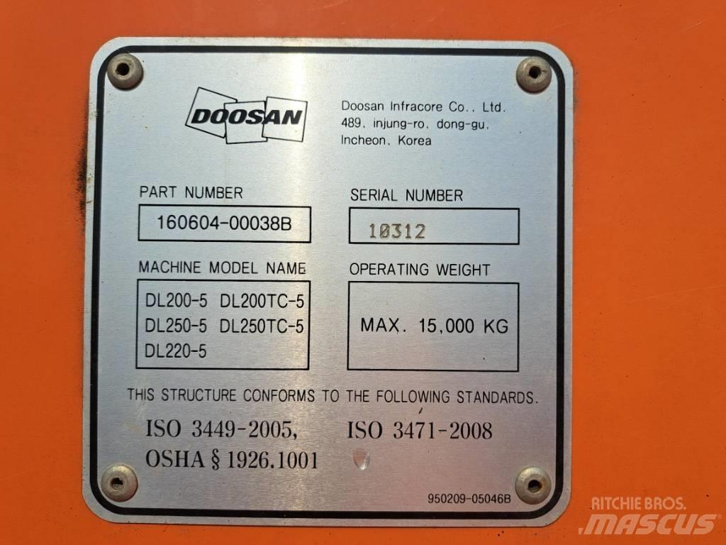 Doosan DL 220 輪胎式裝載機