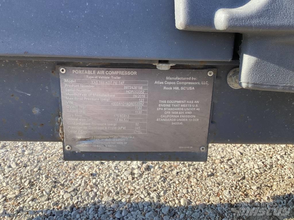 Atlas Copco XAS 185 空氣壓縮機