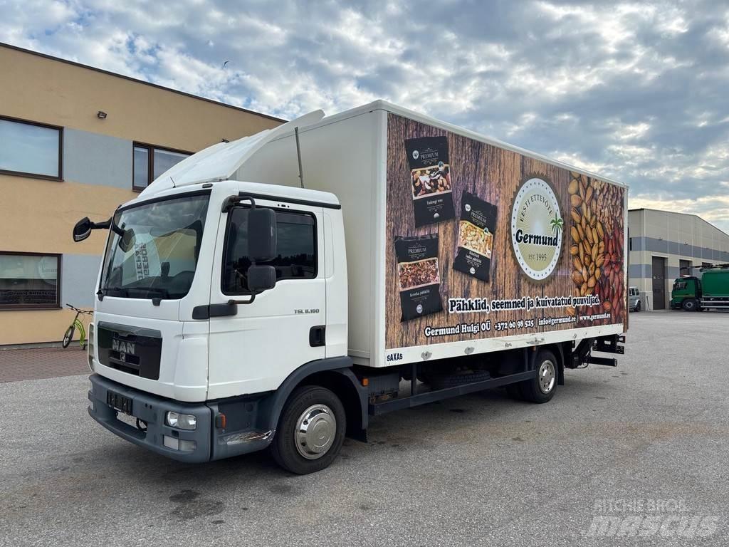 MAN TGL 8.180 + LIFT 貨箱式卡車