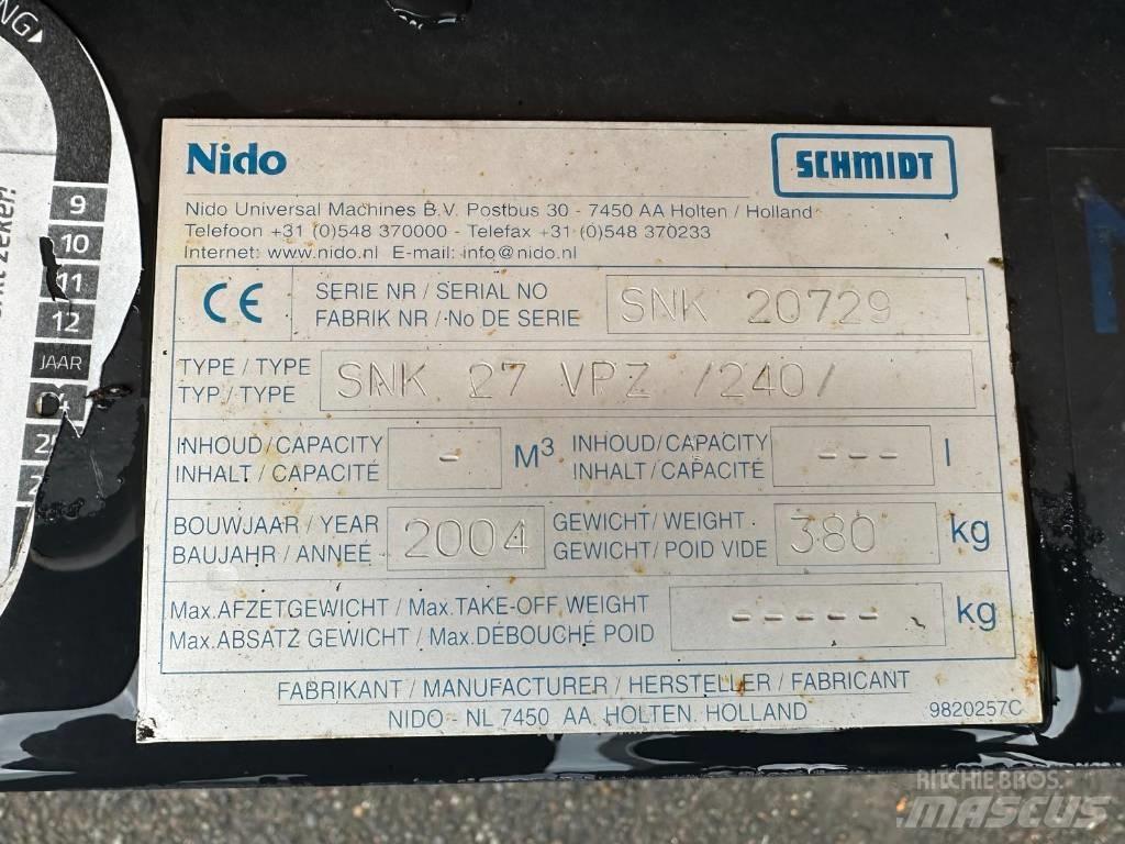 Nido SNK 27 VPZ 240 刮雪板和犁