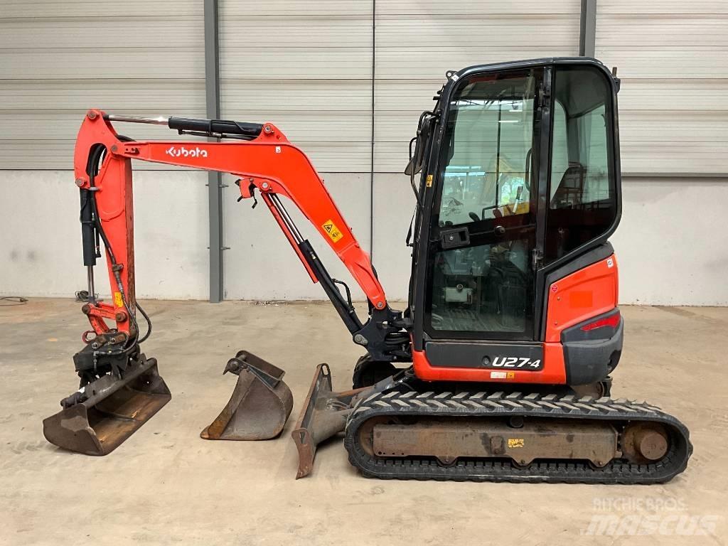 Kubota U 27-4 小型挖土機/掘鑿機<7t(小型挖掘機)