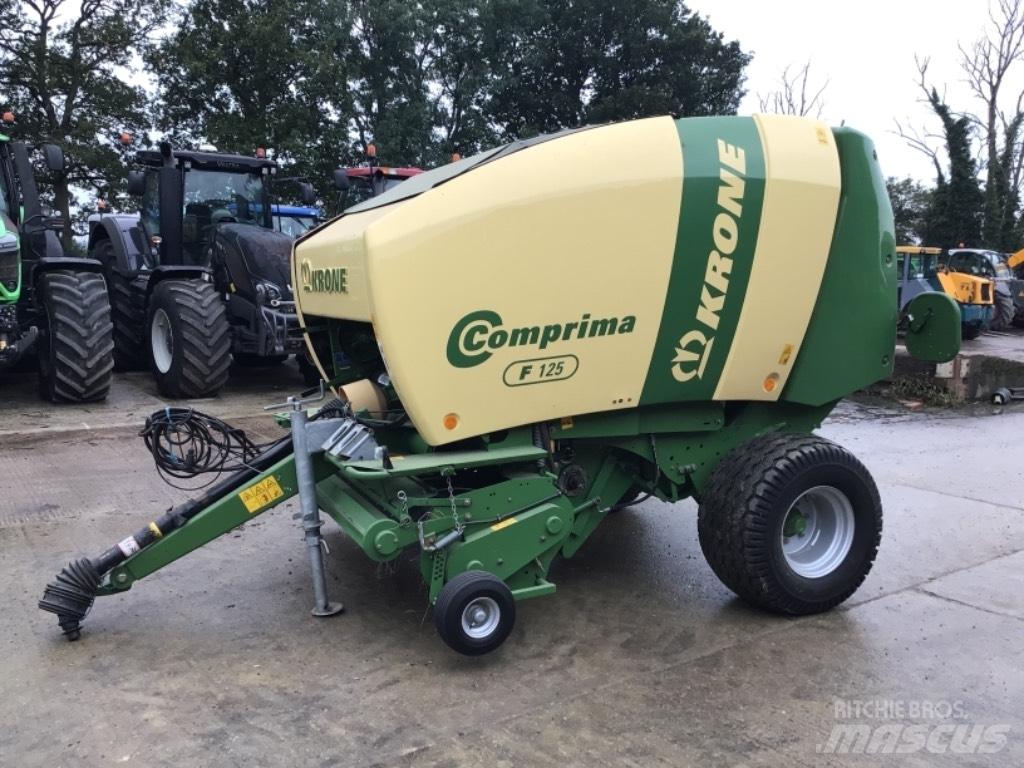 Krone Comprima f125 圓型牧草打包機