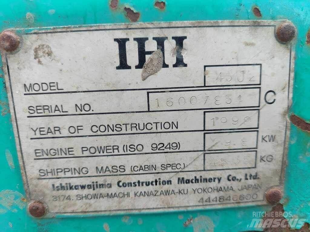 IHI 45J 小型挖土機/掘鑿機<7t(小型挖掘機)