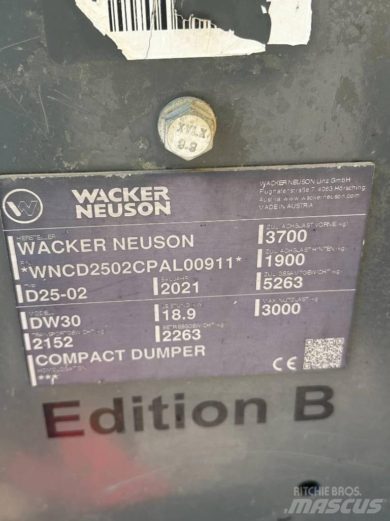Wacker Neuson DW 30 側卸礦車