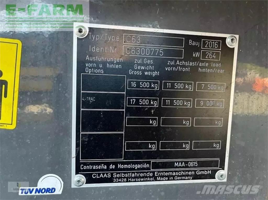 CLAAS lexion 630 聯合收穫機