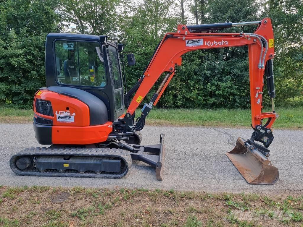 Kubota U 36-4 小型挖土機/掘鑿機<7t(小型挖掘機)