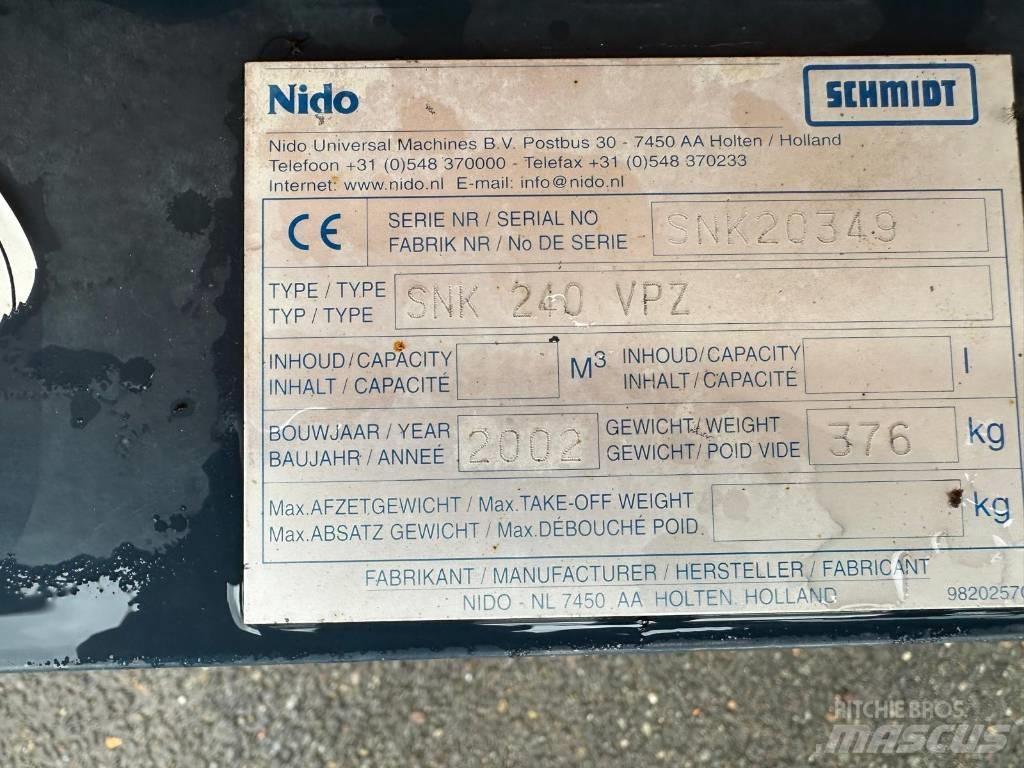 Nido SNK240VPZ 刮雪板和犁