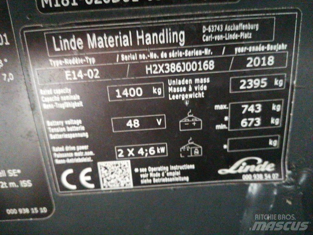 Linde E14-02 電動堆高機
