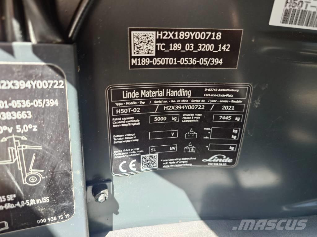 Linde H 50 T 液化石油氣LPG卡車