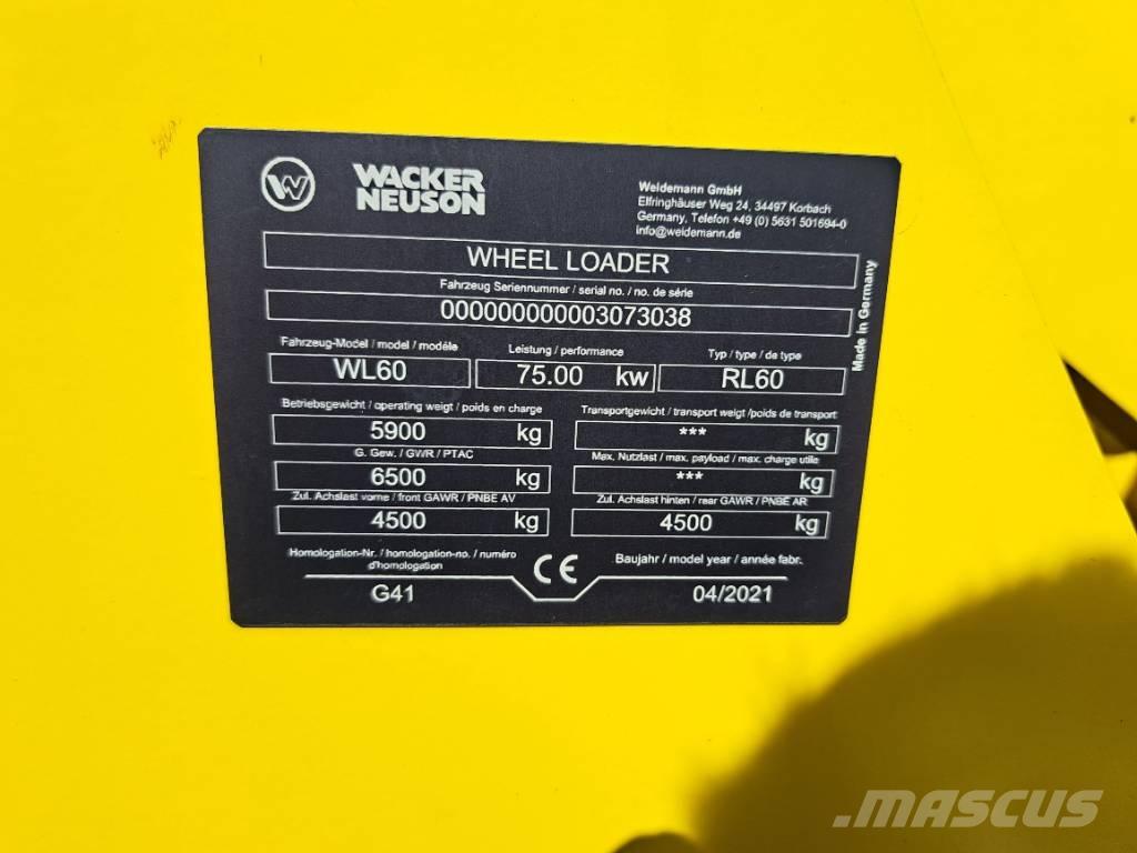 Wacker Neuson WL60 輪胎式裝載機