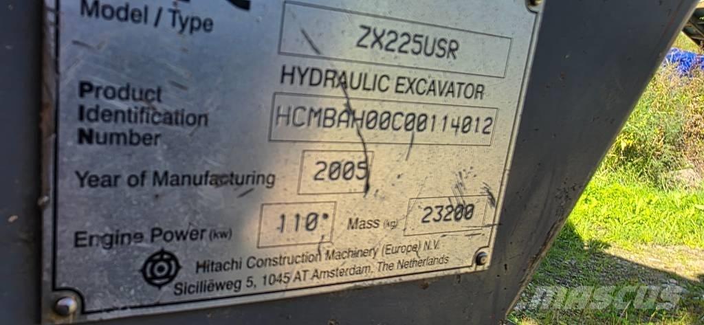 Hitachi ZX 225 USR 履帶式 挖土機/掘鑿機/挖掘機