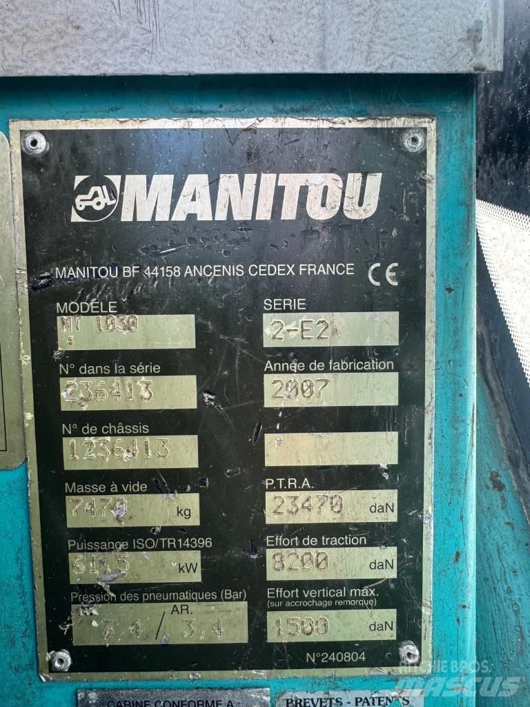 Manitou MT 1030 S 伸縮臂操作車