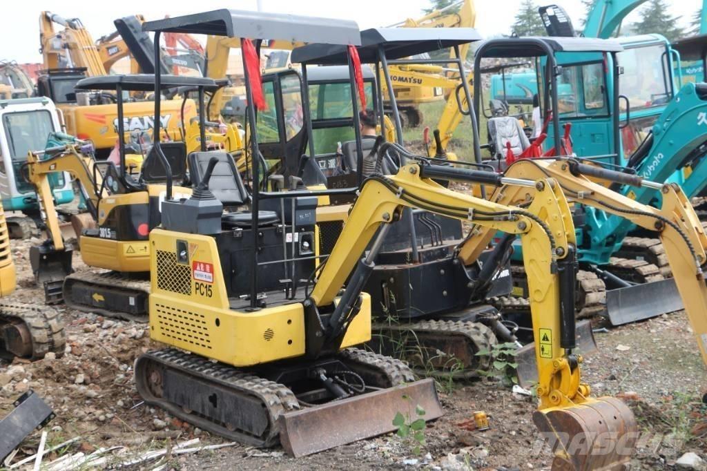Komatsu pc 15 小型挖土機/掘鑿機<7t(小型挖掘機)