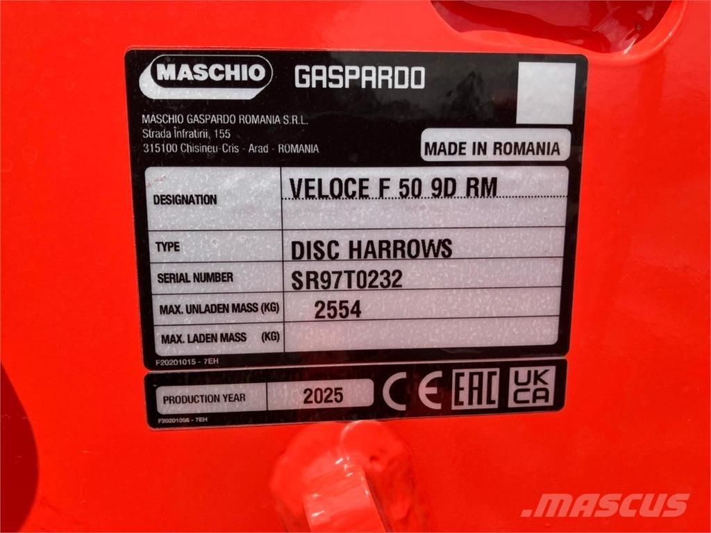 Maschio Veloce 500 圓盤耙