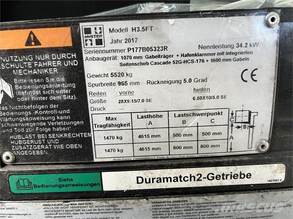 Hyster H3.5 FT/ 23R 柴油卡車