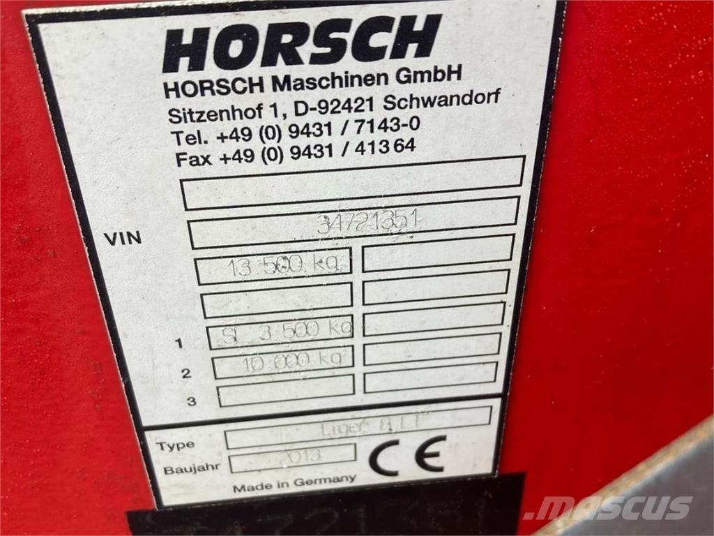 Horsch Tiger 8 LT 中耕管理機