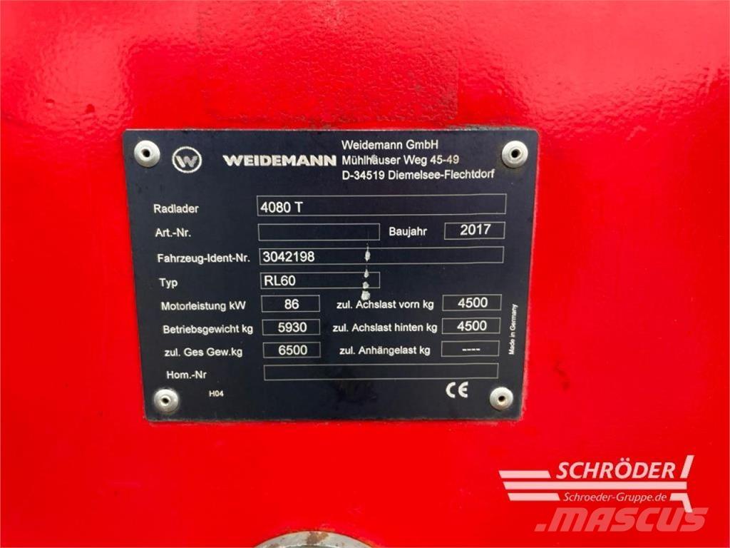Weidemann 4080 T 輪胎式裝載機
