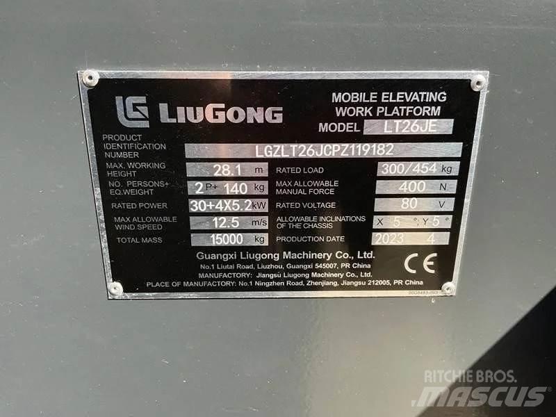 LiuGong LT26JE-li 曲臂高空作業車