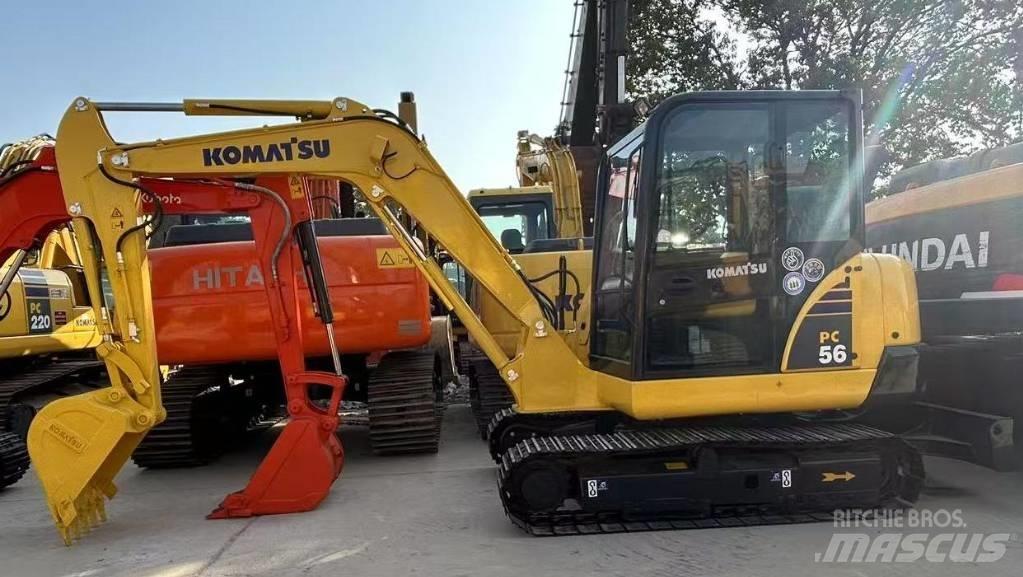 Komatsu PC 56 小型挖土機/掘鑿機<7t(小型挖掘機)