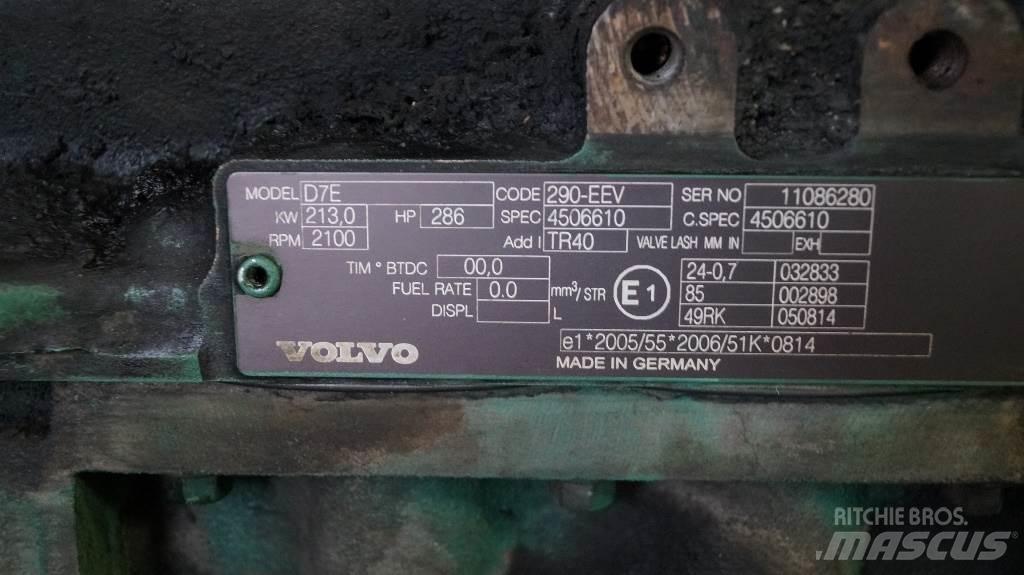 Volvo D7E USED 引擎/發動機